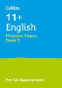 11+ English Practice Papers Book 3