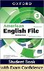 American English File fourth edition Level 3 Student Book with access to Exam Confidence