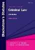 Blackstone's Statutes on Criminal Law