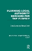 Planning Local Authority Services for the Elderly
