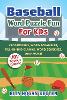 Baseball Word Puzzle Fun for Kids