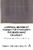 A Critical Edition of Thomas Tod Stoddart's ‘The Death-Wake’ or 'Lunacy'